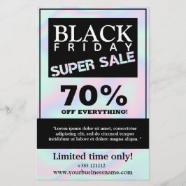 Pastel HoloGrapel Struktur Sale Flygblad
