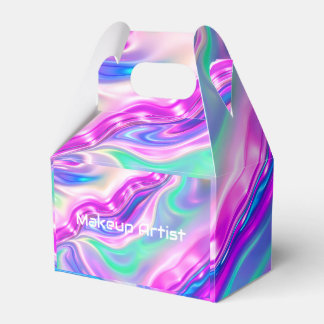 Pastel Holographic Swirl Abstract Presentaskar