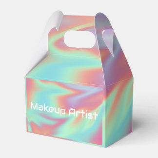 Pastel Holographic Swirl Abstract Presentaskar