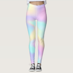 Pastel HoloGraphics Rainbow Leggings