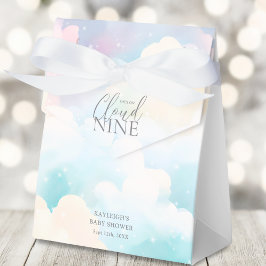 Pastel Hon är på Cloud Nine Baby Shower Presentaskar