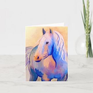 Pastel Horse Kort