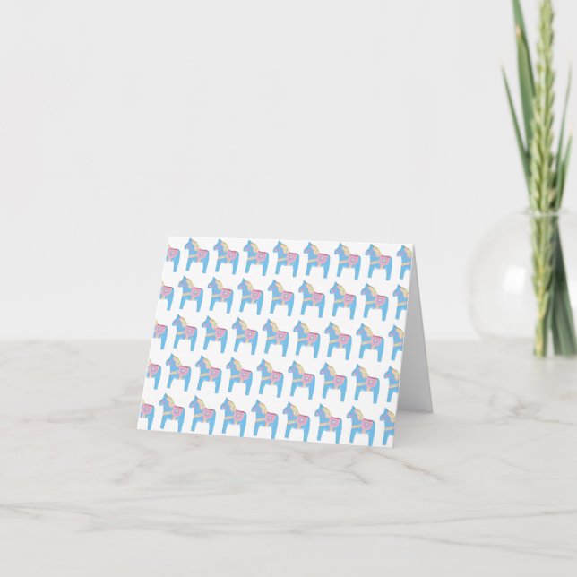 Pastel Horse Note Card Kort (Framsida)