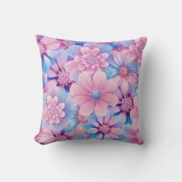 Pastel Hydrangea Dekorativ kudde