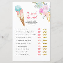 Pastel Ice Cream Blommigt