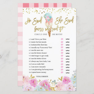 Pastel Ice Cream Blommigt