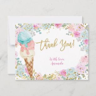 Pastel Ice Cream - tackkort Tack Kort