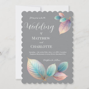 Pastel Iridescent Löv Bröllop Dreamy Pastels