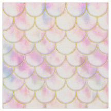 Pastel Iridescent Sjöjungfru Scales Mönster