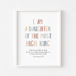 Pastel, jag är en dotter till den mest högtryckta poster
