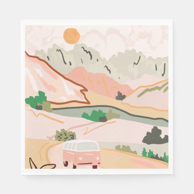 Pastel Journey Pappersservett (Framsidan)