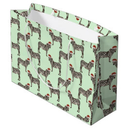 Pastel jul Safari Animals Mint Zebra