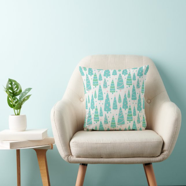 Pastel Julgran Forest Kudde (Stol)