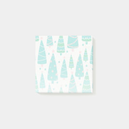 Pastel Julgran Forest Post-it Block