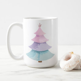 Pastel Julgran Kaffemugg