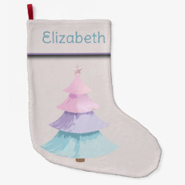 Pastel Julgran Stor Julstrumpa