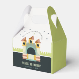 Pastel Jumping Castle Jump & Play Barns födelsedag Presentaskar