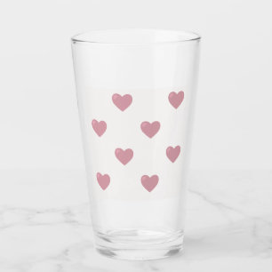 Pastel Kärlek Hearts Glaskopp