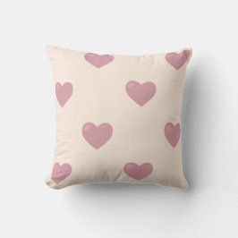 Pastel Kärlek Hearts Kudde