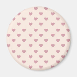 Pastel Kärlek Hearts Magnet