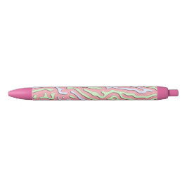 Pastel Kawaii-Abstrakt Färgfull bläckdesign