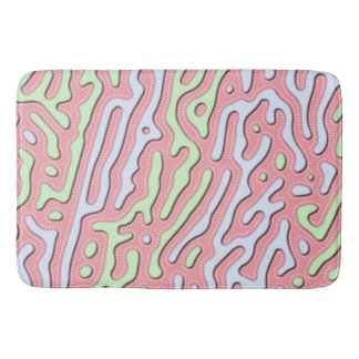 Pastel Kawaii-Abstrakt Färgfull bläckdesign Badrumsmatta
