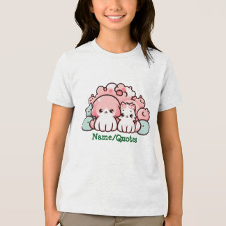 Pastel Kawaii Pets Illustration Cute Animals T Shirt