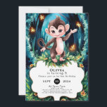 Pastel Kids Monkey Birthday Inbjudningar<br><div class="desc">Fira din speciella dag med vår "Pastel Kids Monkey Birthday"-inbjudan. Den här charmerande designen innehåller lekbara apor i mjuk pastellform färg, vilket anger perfektens ton för ett lysande och roligt fyllt firande. Med den redigerbara mallen kan du anpassa alla detaljer och se till att inbjudan är unik. Med dess snabbhämtningsfunktion...</div>