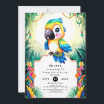 Pastel Kids Parrot Birthday Inbjudningar<br><div class="desc">Soar in i en dag av försiktig roligt med våra pastel Kids Parrot Birthday-inbjudningar! De här vackra inbjudningarna innehåller mjuka pastellhuvar och charmerande illustrationer av parrot bland delikata blommigtar, vilket gör att perfekten kan fira en födelsedag som är både nyfiken och god. Helt anpassade och utskrivbara, de ser till att...</div>