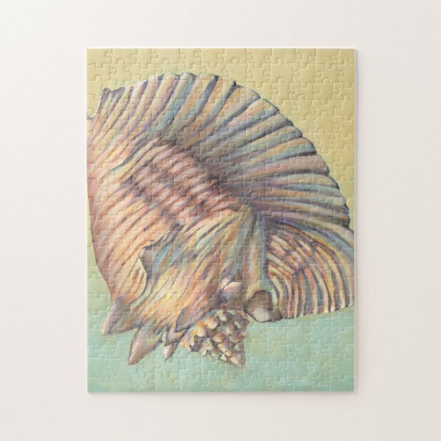 Pastel Large Conch-Snäcka Pussel (Vertikal)