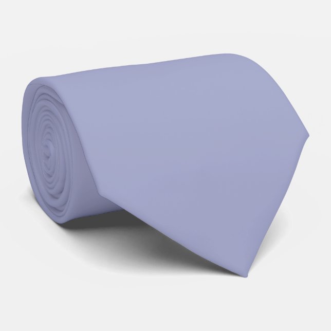 Pastel Lavender Blue Pop of Färg Neckwear Tie (Rullad)