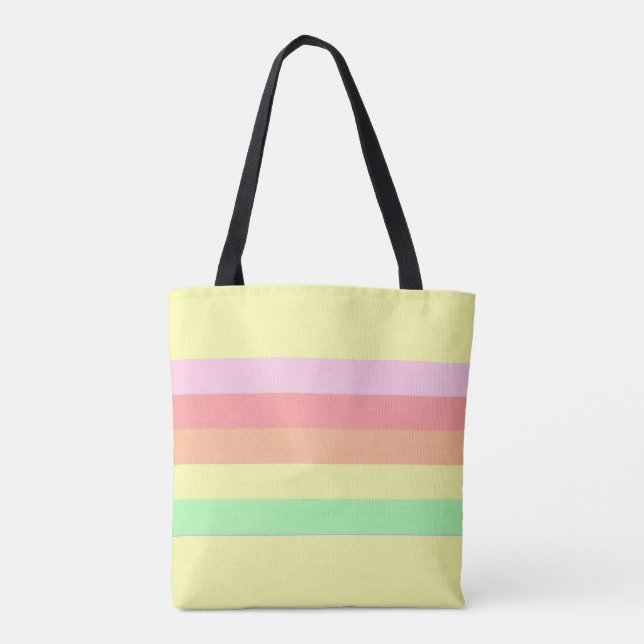 Pastel Lemon Gult Tygkasse (Baksida)