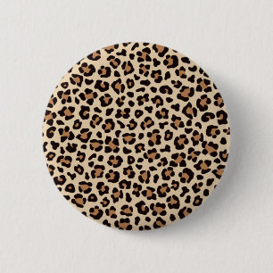 Pastel leopard print mönster knapp