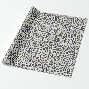 Pastel Leopard Spot Mönster Presentpapper
