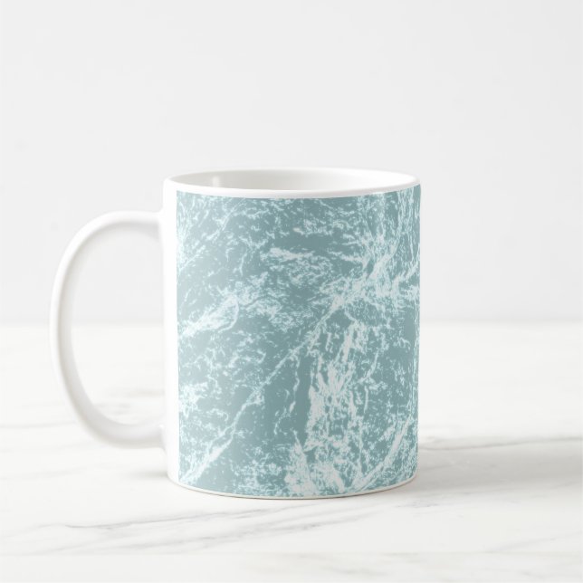 Pastel Light Turcos Abstrakt Kaffemugg (Vänster)