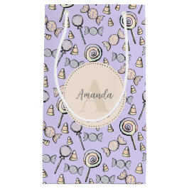 Pastel Lila Candy Theme Monogram och Namn