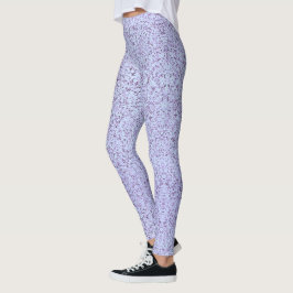 Pastel Lila Conreta Struktur Leggings