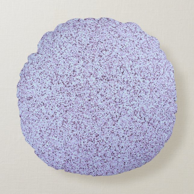Pastel Lila Conreta Struktur Rund Kudde (Framsidan)