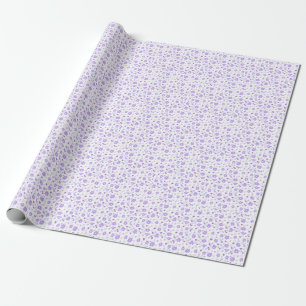Pastel lila-daisy presentpapper
