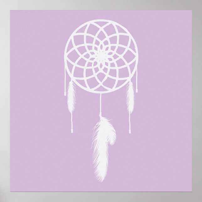 Pastel Lila Dream Catcher Poster (Framsidan)
