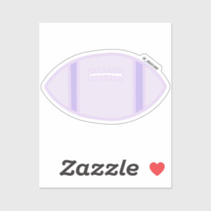 Pastel Lila Football Klistermärken