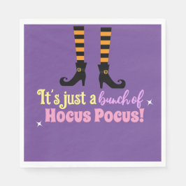 Pastel Lila Hocus Pocus Halloween Witch Leg Pappersservett