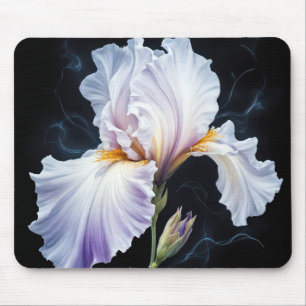 Pastel Lila Iris Blommar Musmatta