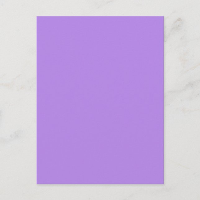 PASTEL LILA LJUS (fast färg) ~ Vykort (Framsida)