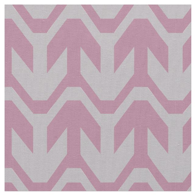 Pastel Lila och Blue Dubbla Wave Mönster Tyg (Närbild)