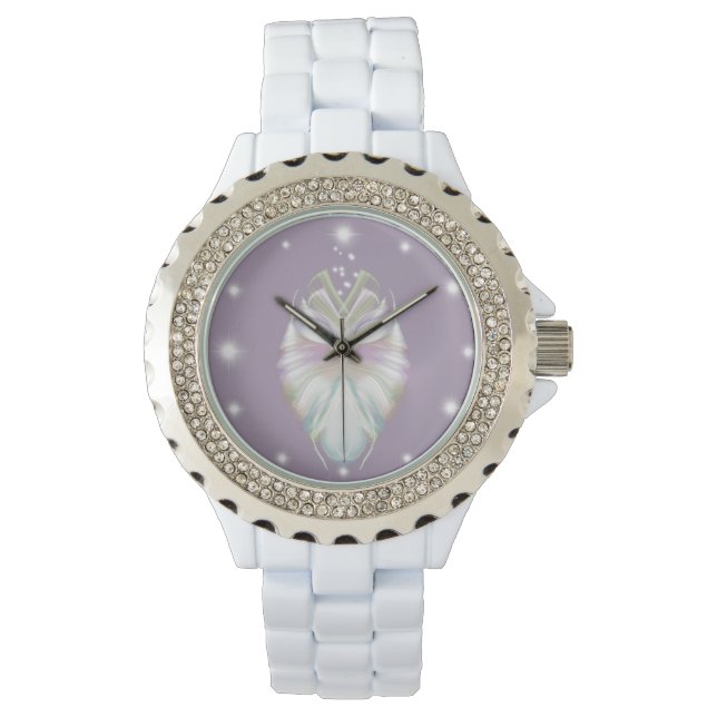 Pastel Lila Oracle Uggla Armbandsur (Framsida)