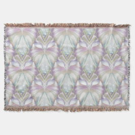 Pastel Lila Oracle Uggla Mönster Filt