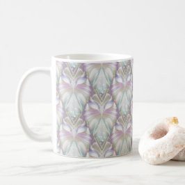 Pastel Lila Oracle Uggla Mönster Kaffemugg