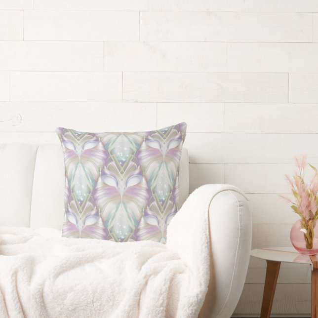 Pastel Lila Oracle Uggla Mönster Kudde (Soffa)