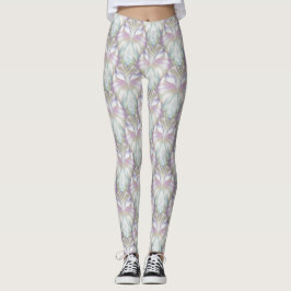 Pastel Lila Oracle Uggla Mönster Leggings